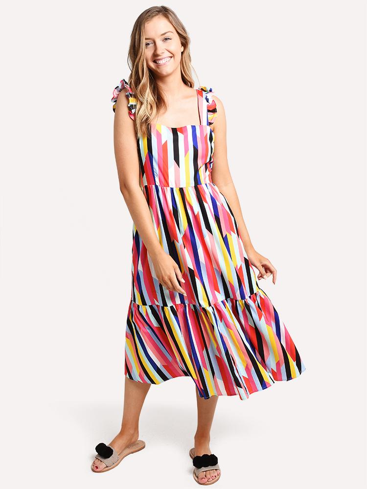 Crosby Becca Dress - Saint Bernard