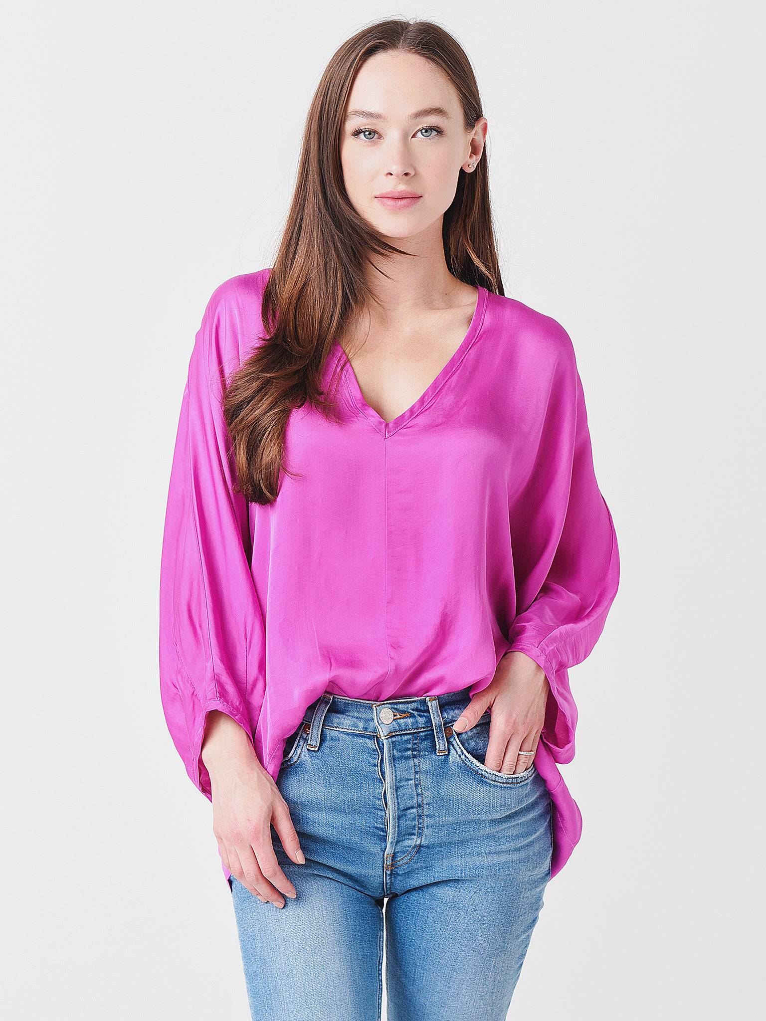 Stark X Women's Puff Sleeve Top - Saint Bernard