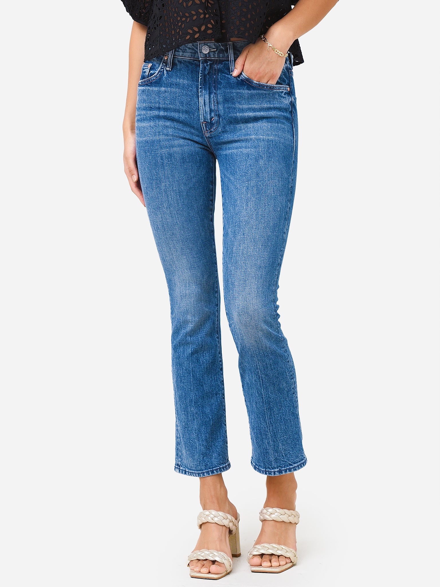 Mother Women's The Insider Ankle Jean - Saint Bernard
