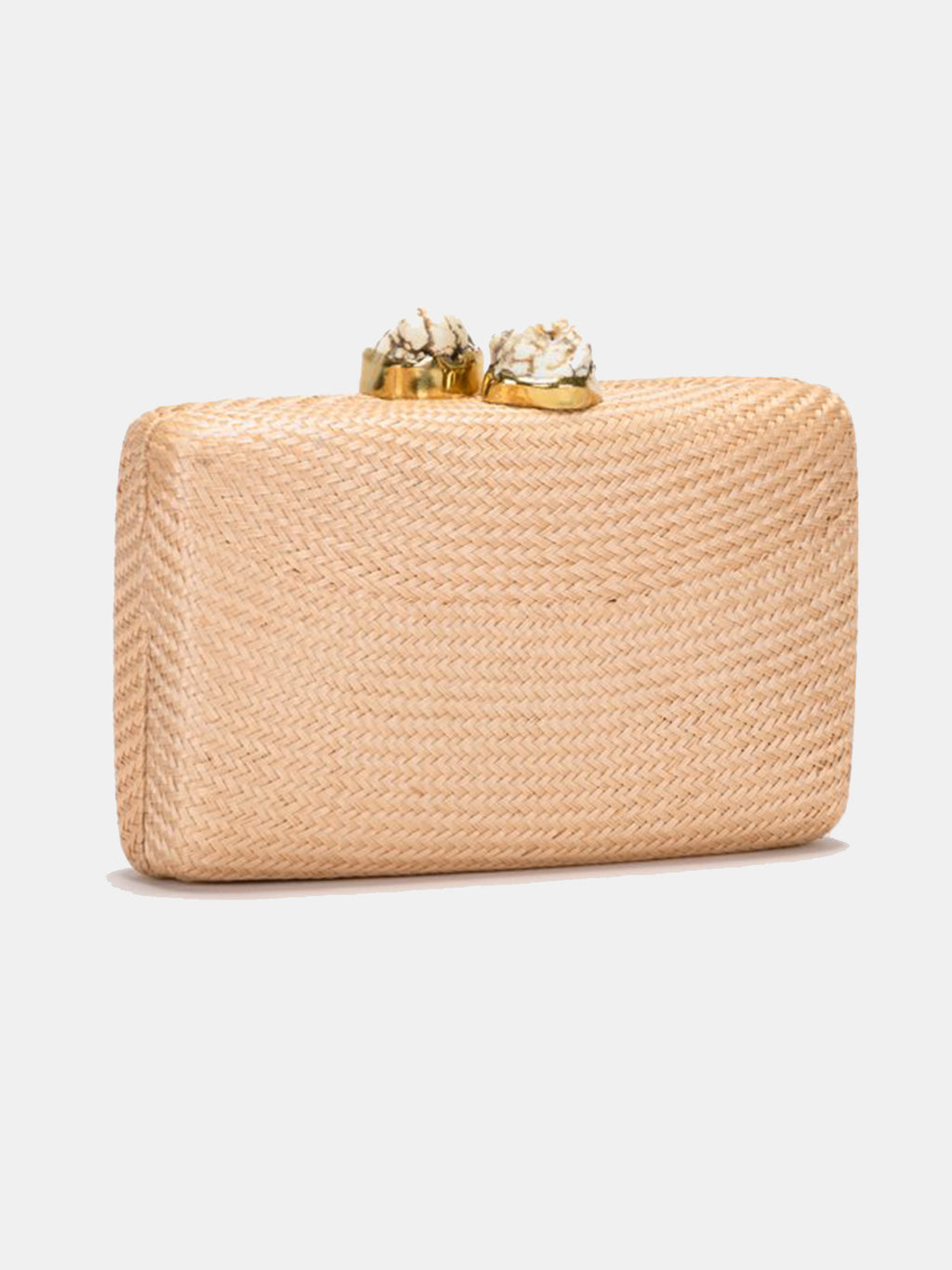 Kayu Handbag Jen with White Stones - Saint Bernard