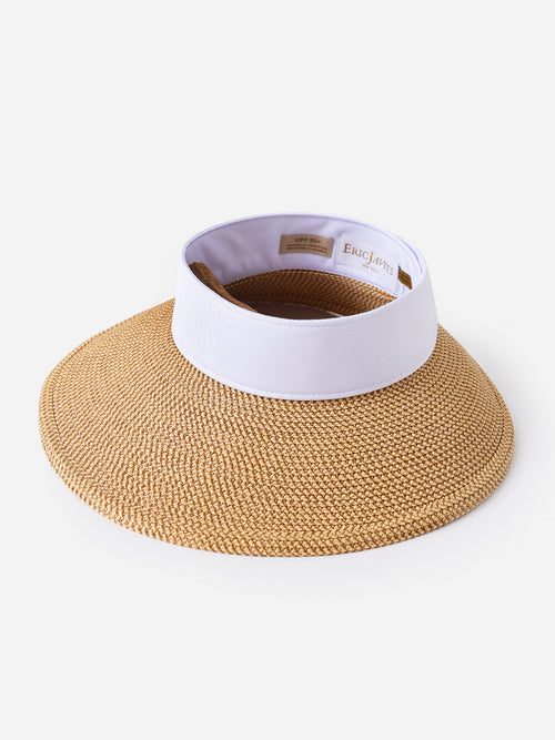 Eric Javits Squishee Halo Visor Hat