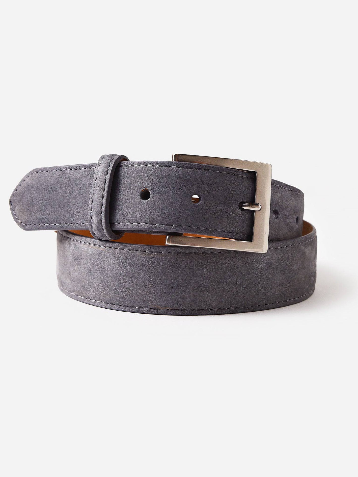 W. Kleinberg Men's Nubuck Leather Belt - Saint Bernard