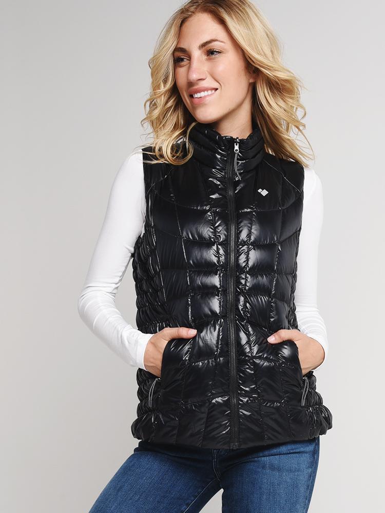 Obermeyer Women's Soleil Reversible Down Vest - Saint Bernard