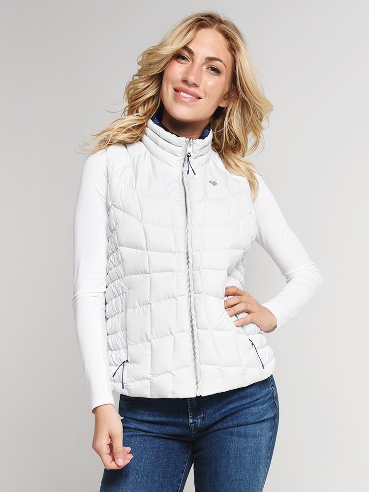 Obermeyer Women's Soleil Reversible Down Vest - Saint Bernard