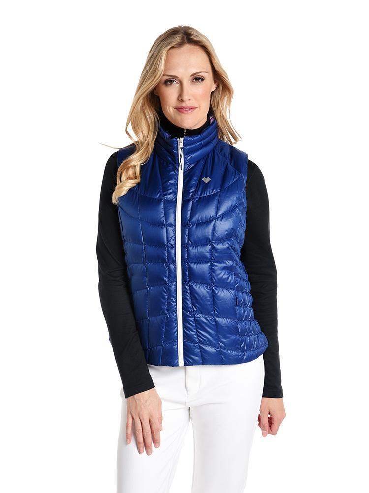 Obermeyer Women's Soleil Reversible Down Vest - Saint Bernard