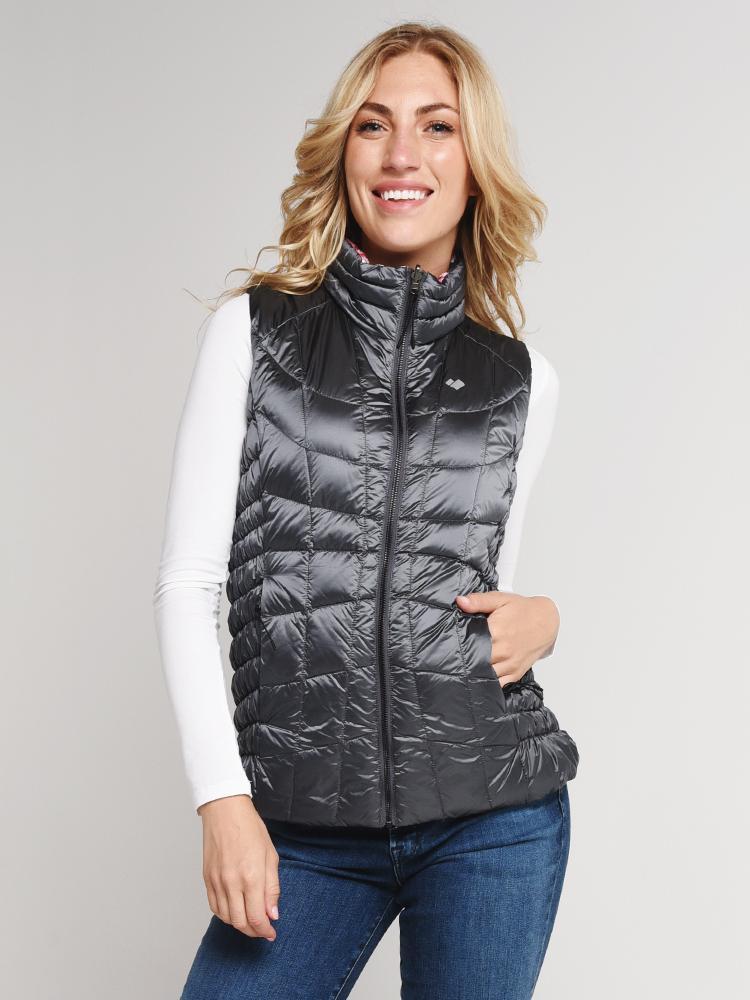 Obermeyer Women's Soleil II Rev Down Vest - Saint Bernard