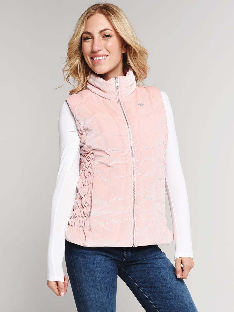 Obermeyer Women's Soleil II Rev Down Vest - Saint Bernard