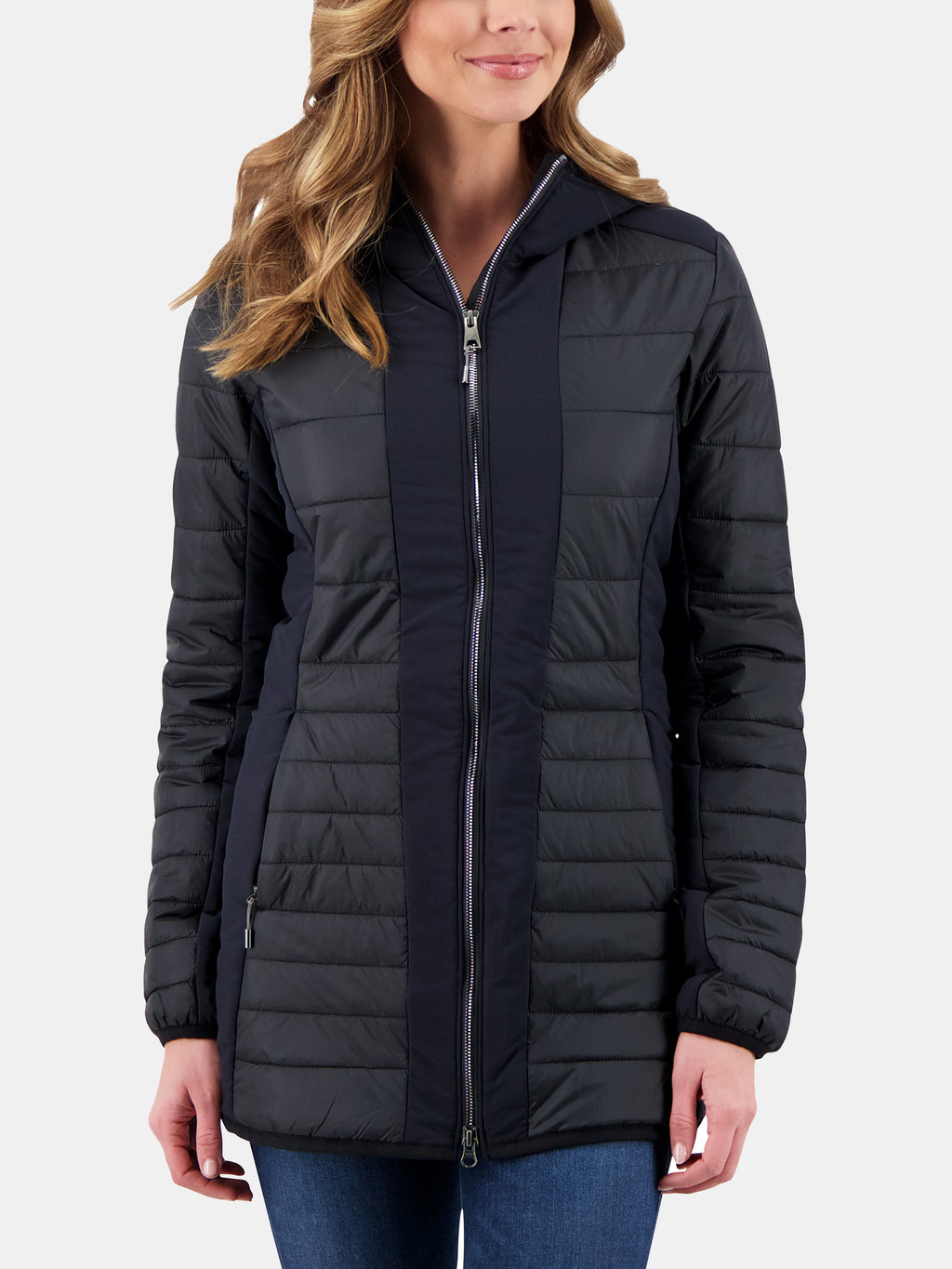 Obermeyer Women's Miriam Hybrid Parka - Saint Bernard