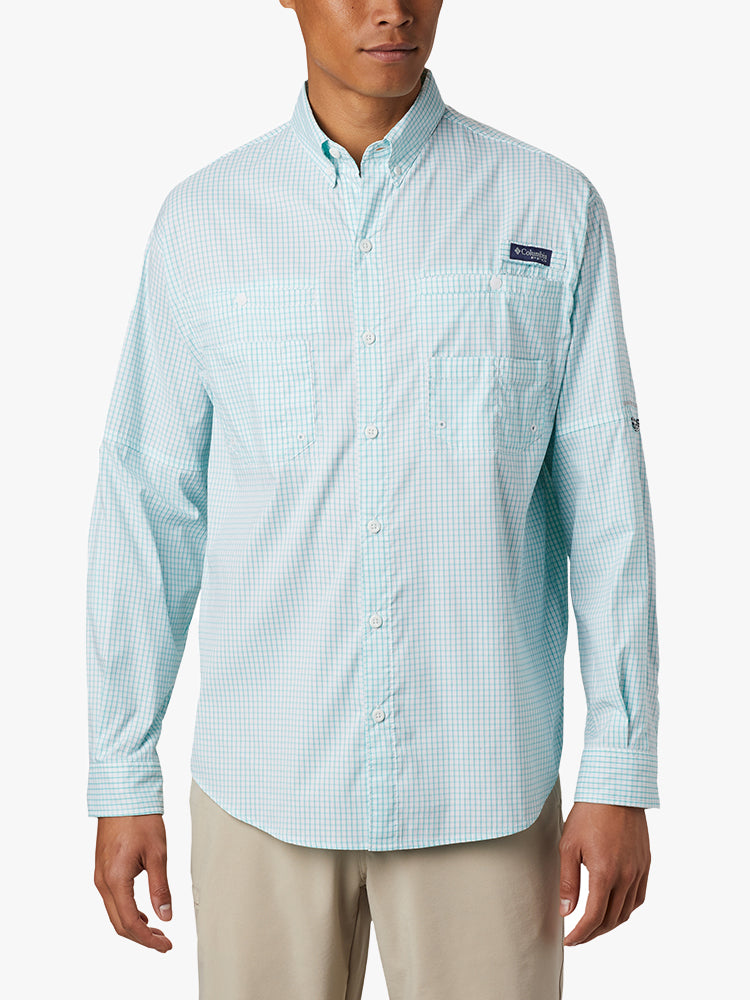 Columbia Men's PFG Super Tamiami Long Sleeve Shirt - Saint Bernard