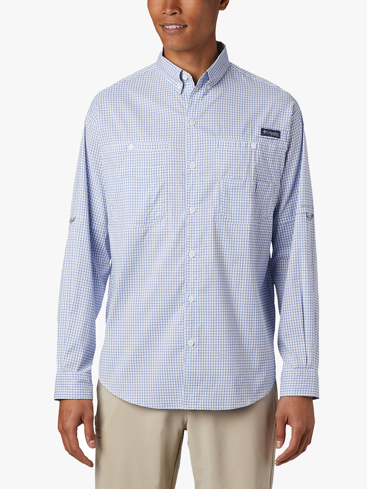 Columbia Men's PFG Super Tamiami Long Sleeve Shirt - Saint Bernard