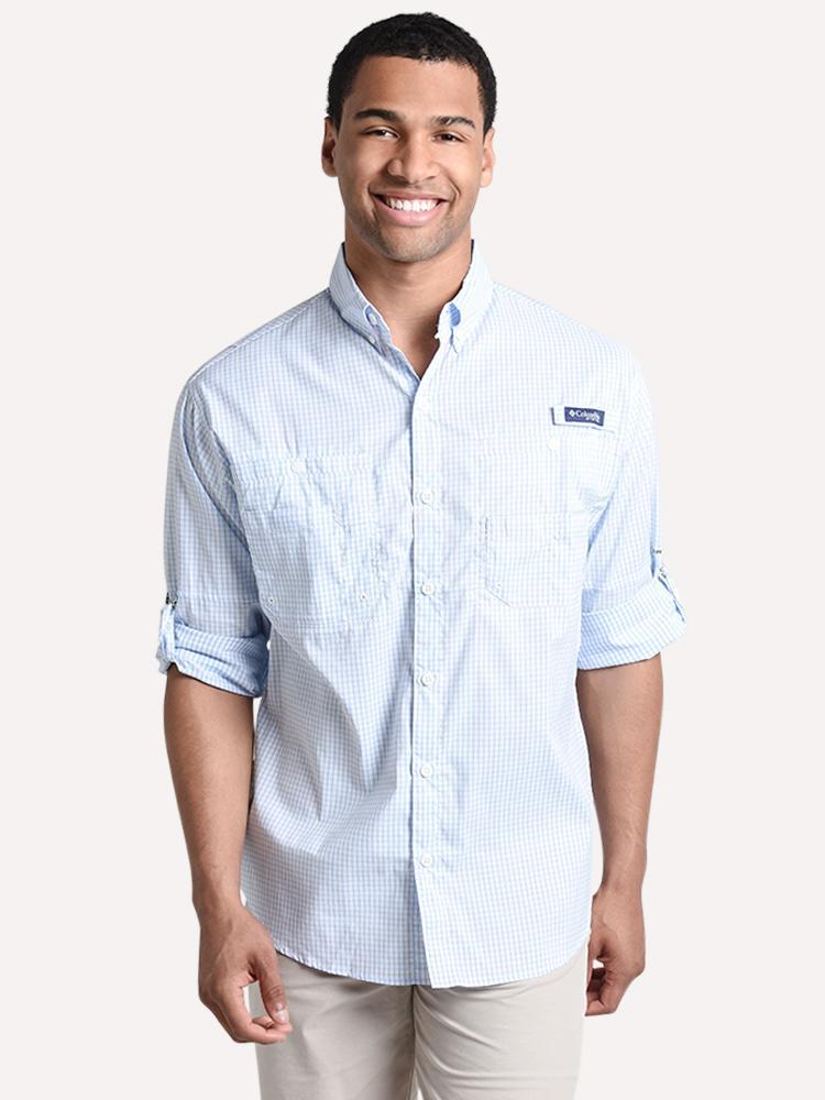 Columbia Men's PFG Super Tamiami Long Sleeve Shirt - Saint Bernard