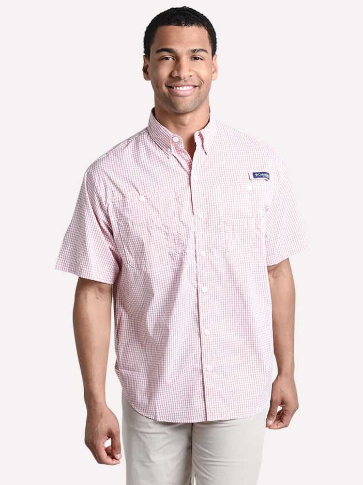 Columbia Men's PFG Super Tamiami Short Sleeve Shirt - Saint Bernard
