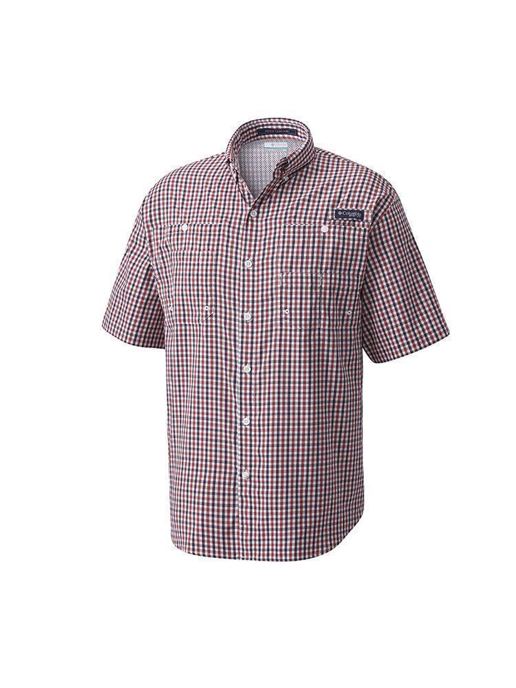 Columbia Men's PFG Super Tamiami Short Sleeve Shirt - Saint Bernard
