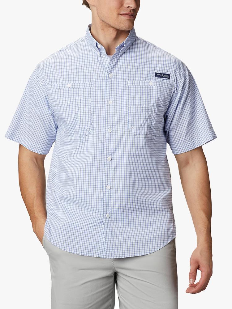 Columbia Men's PFG Super Tamiami Short Sleeve Shirt - Saint Bernard