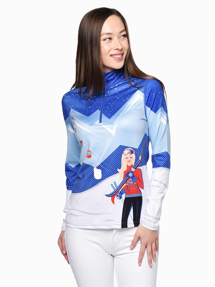 Krimson Klover Women’s Summit Express Baselayer Top - Saint Bernard