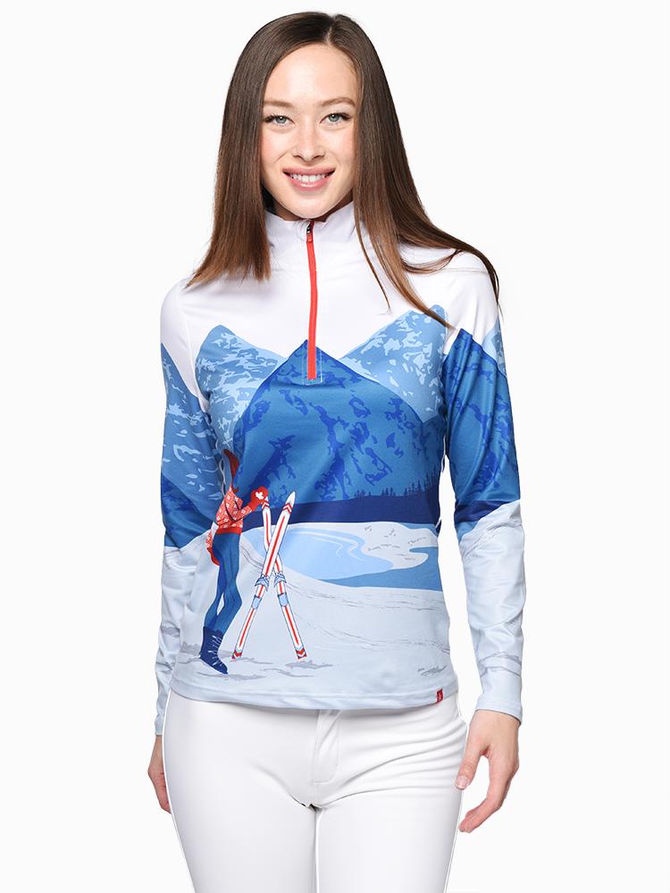 Krimson Klover Women’s Maple Baselayer Top - Saint Bernard