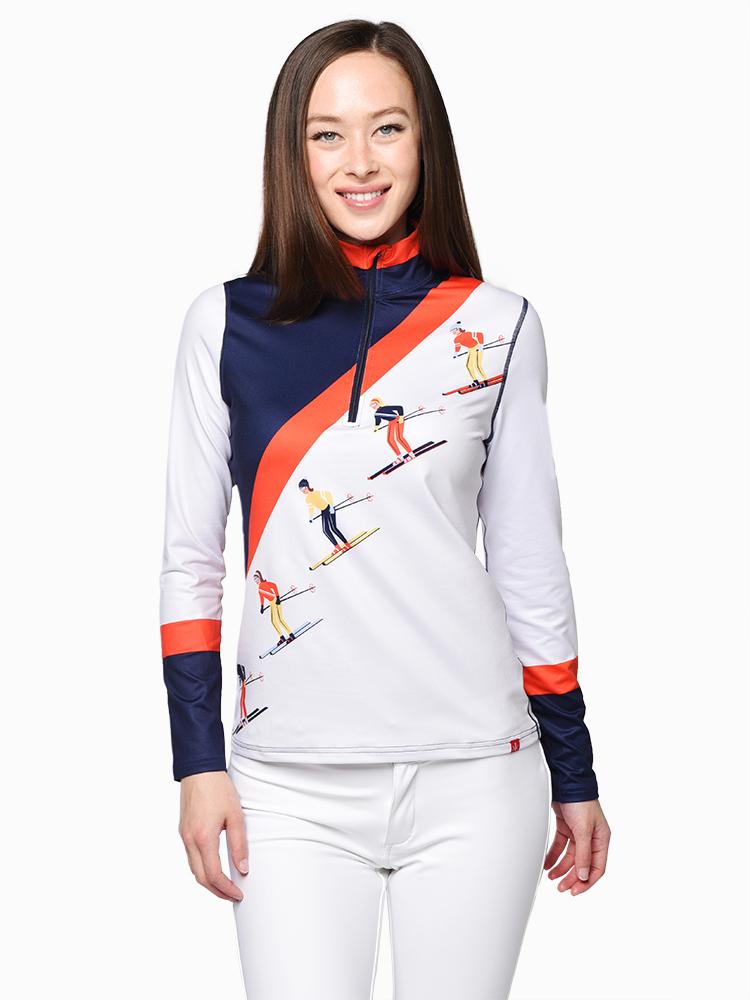 Krimson Klover Women’s Alpine Line Baselayer Top - Saint Bernard