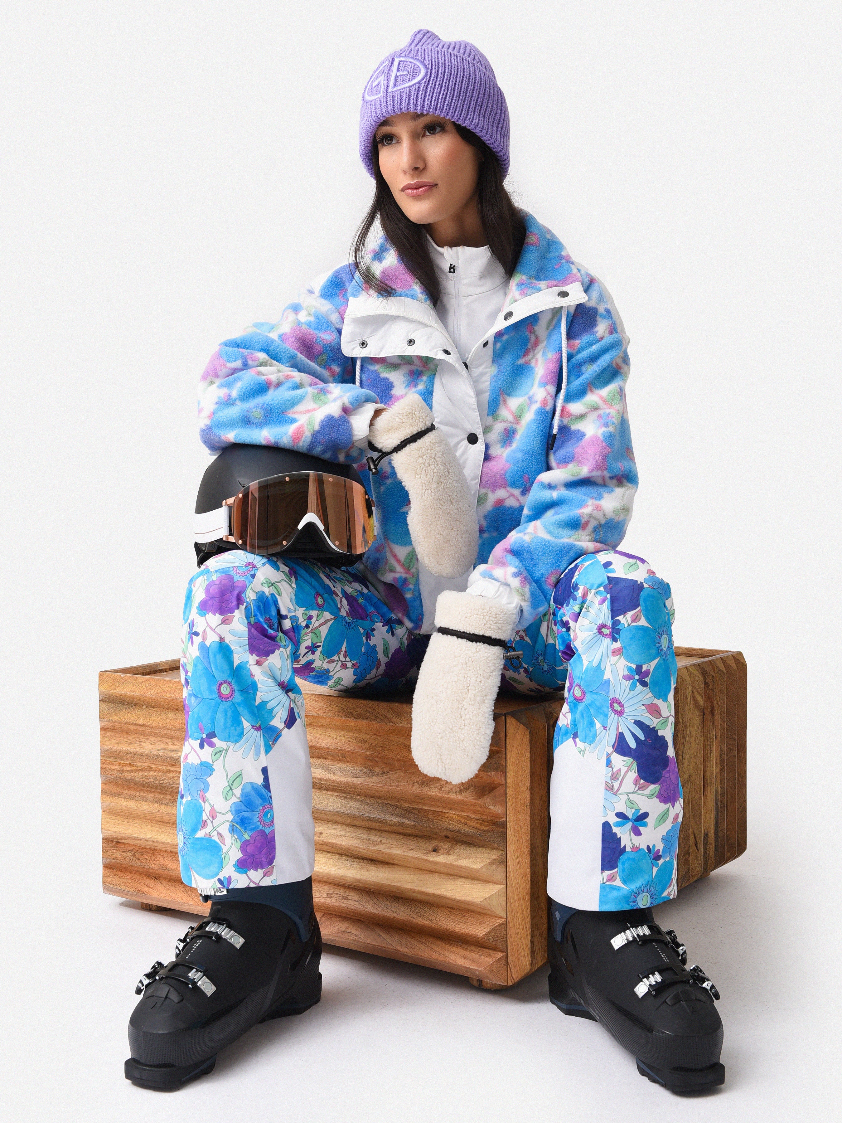 Bogner Fire + Ice X LoveShackFancy Women's Ivie Insulated Ski Bib