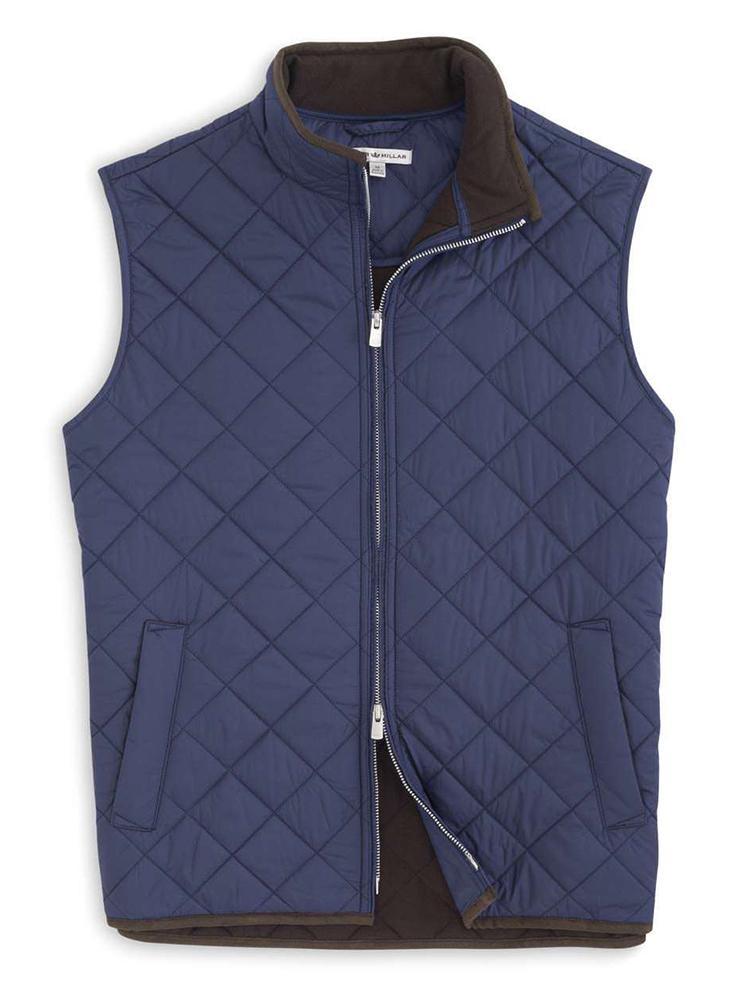 Peter Millar Men's Hudson Lightweight Quilted Vest - Saint Bernard