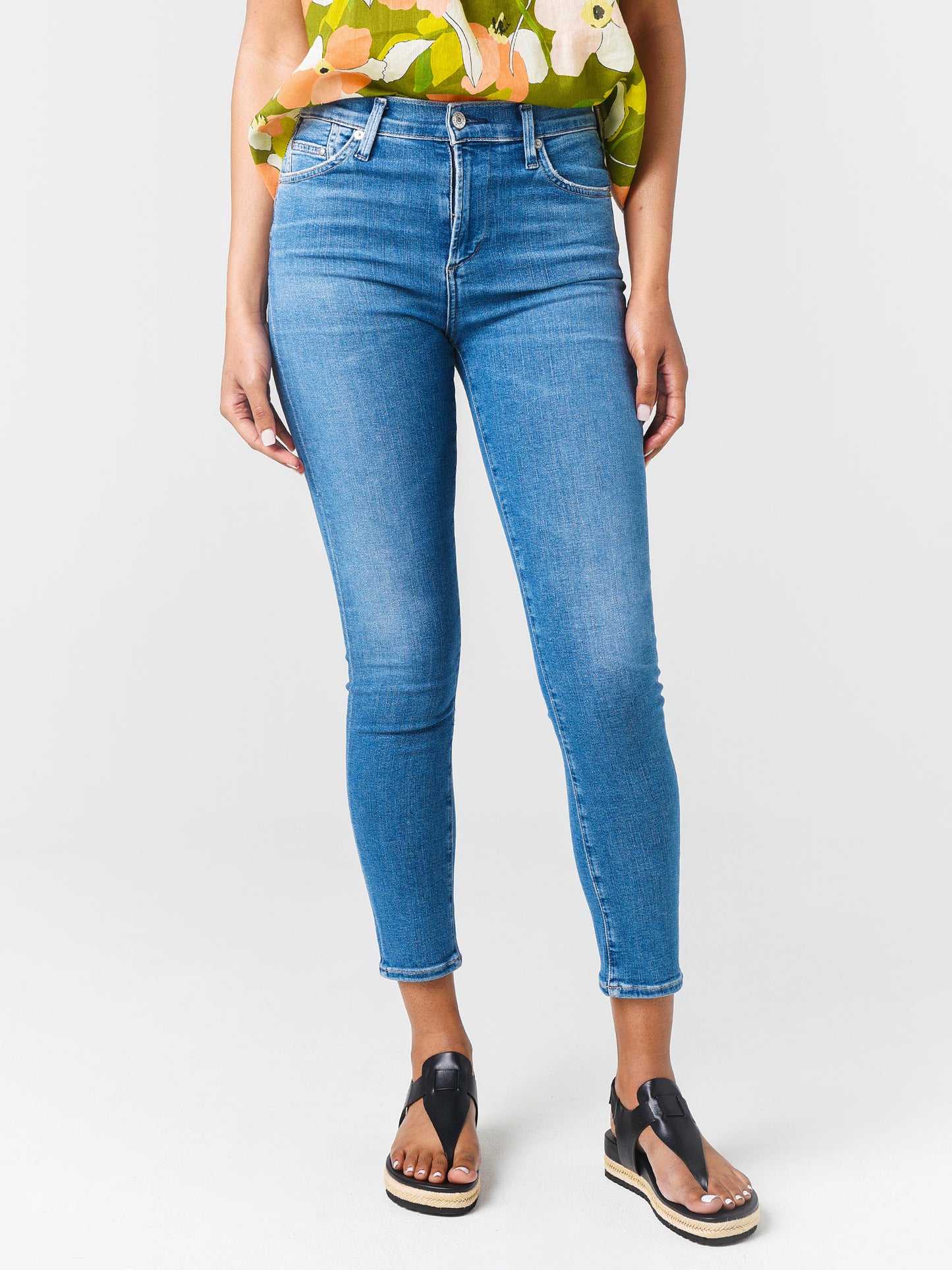 Citizens Of Humanity Women's Rocket Crop Mid-Rise Skinny Fit Jean