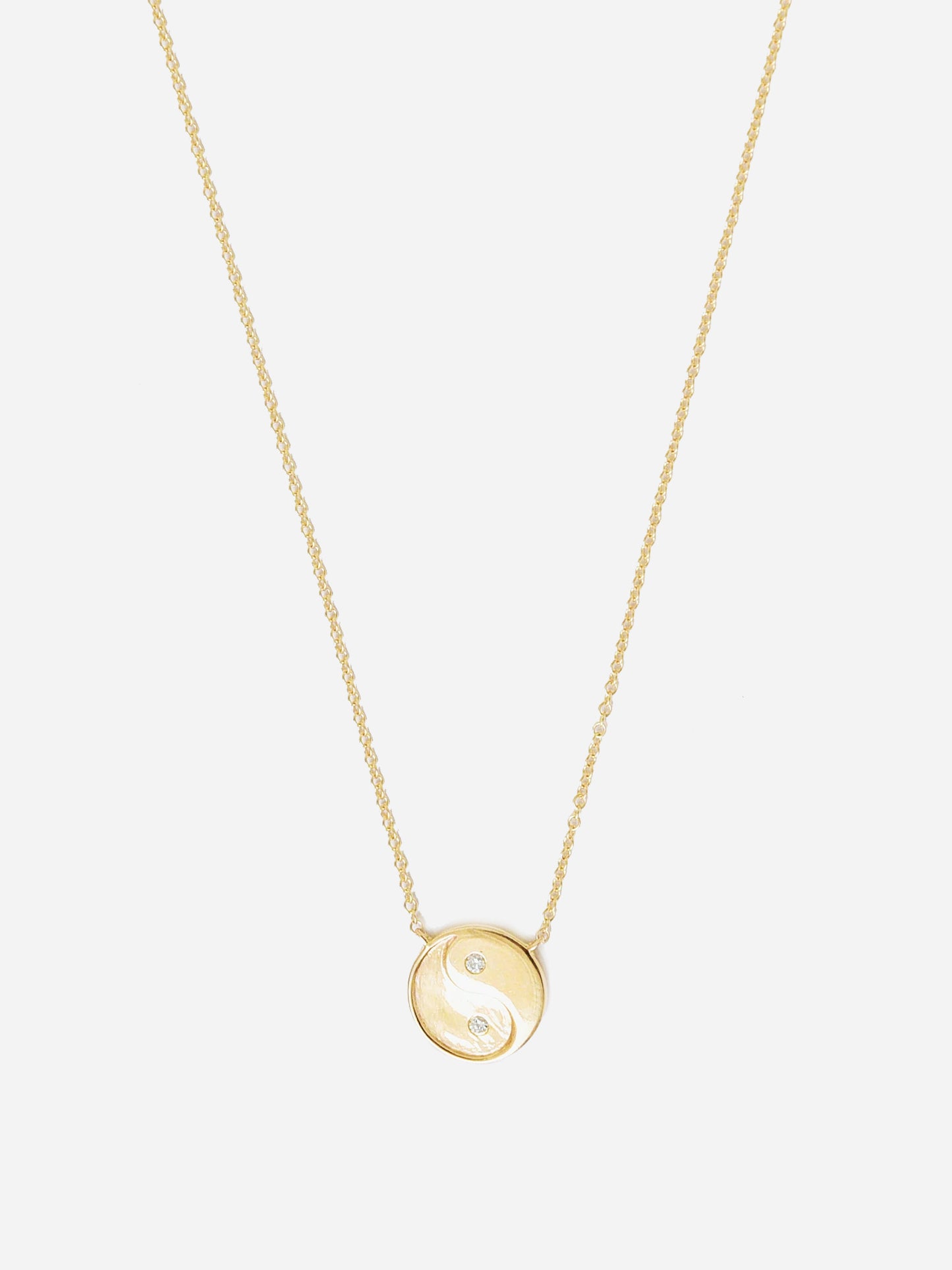 Francie B. Women's Yin Yang Diamond Necklace