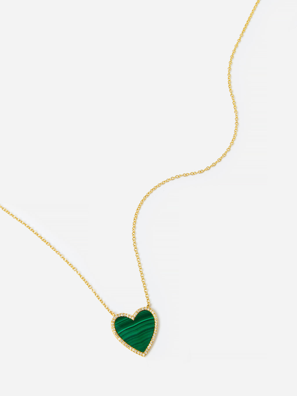 Francie B. Women's Diamond Heart Pendant Necklace - Saint Bernard