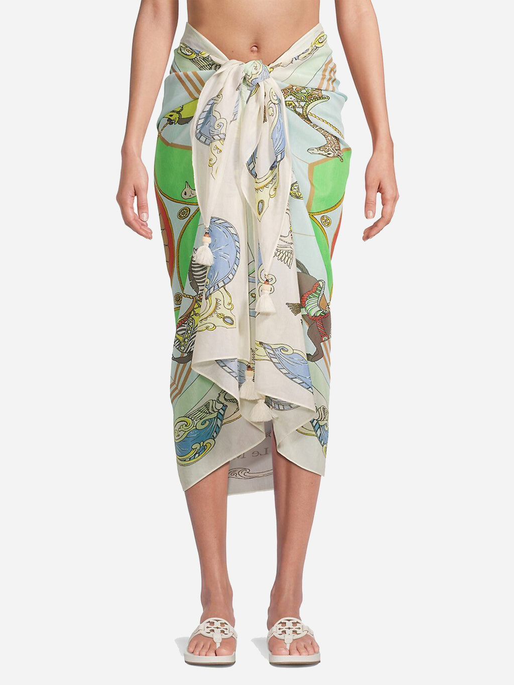 Tory Burch Women's Printed Pareo - Saint Bernard