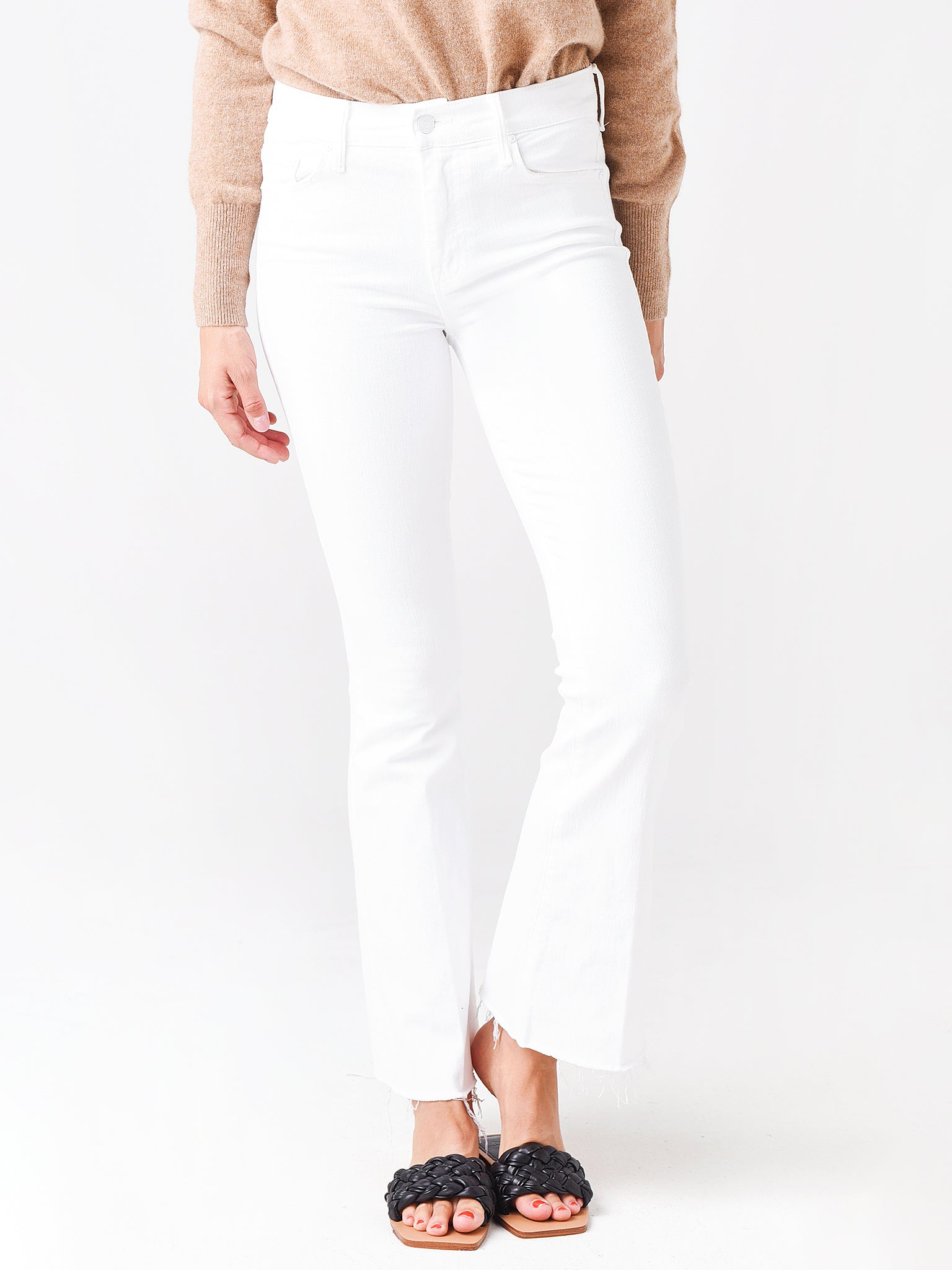 Mother Women's Weekender Fray Jean - Saint Bernard