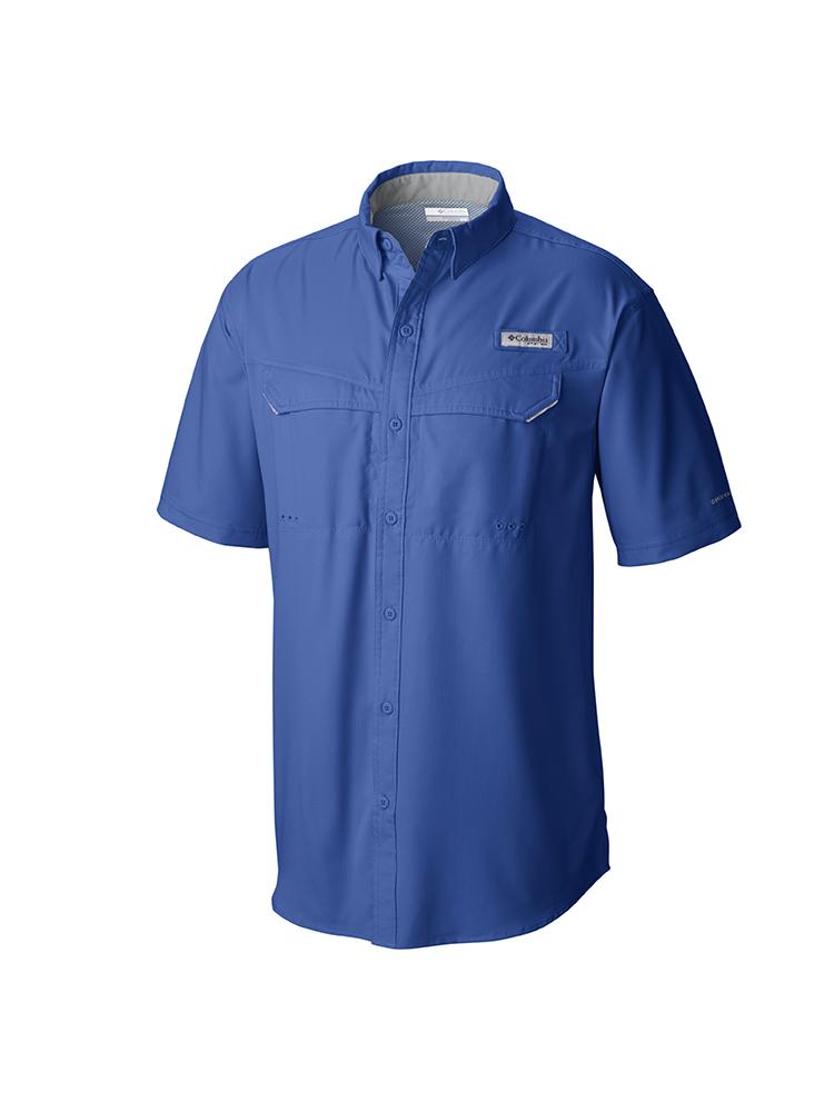 Columbia Men's PFG Low Drag Off Shore Short Sleeve Shirt - Saint Bernard