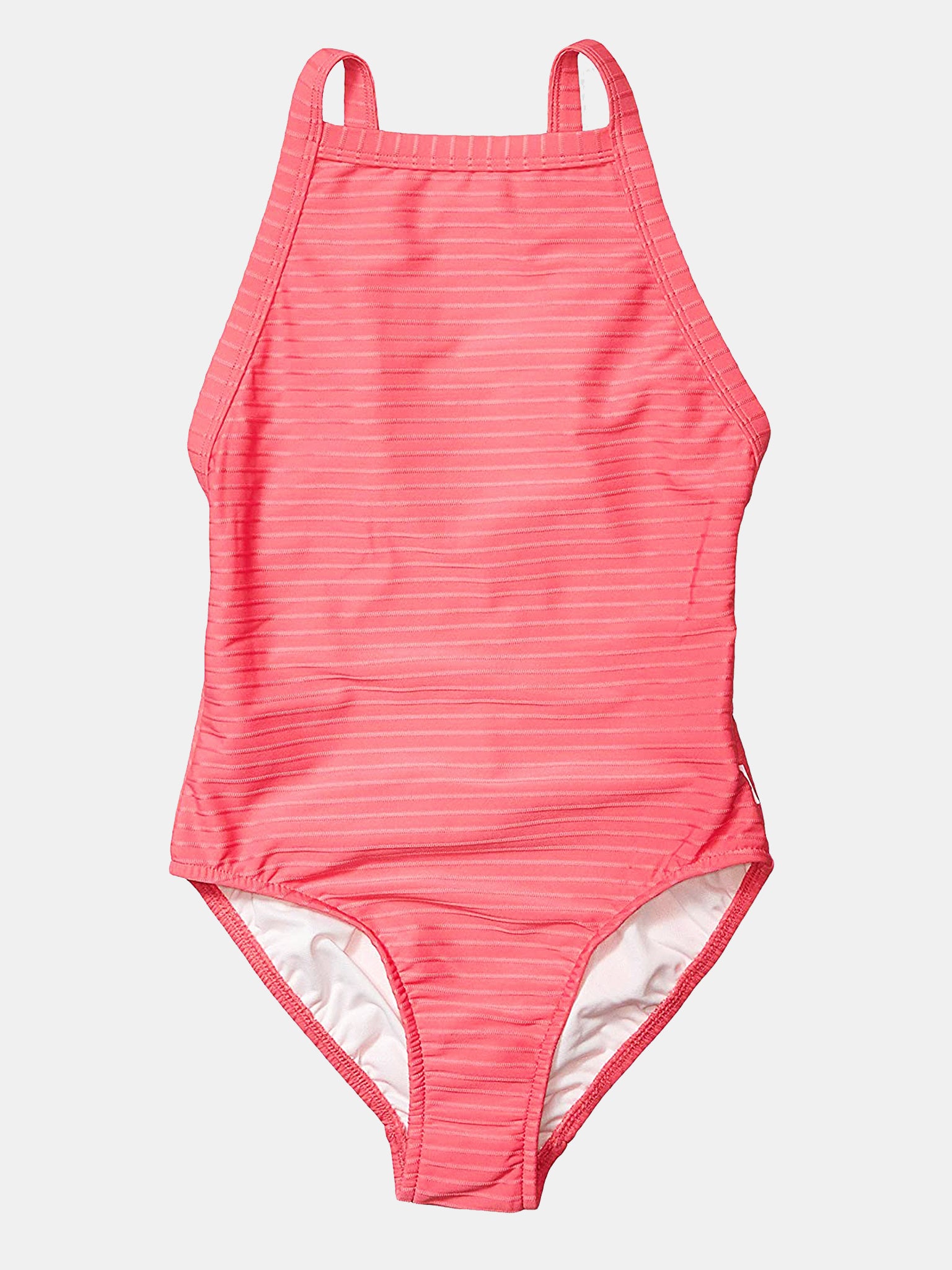 Seafolly Girls' Ribbed Tank One Piece Swimsuit - Saint Bernard