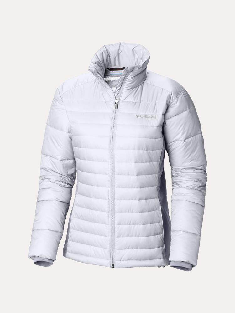 Columbia Women's Powder Pillow Hybrid Jacket - Saint Bernard