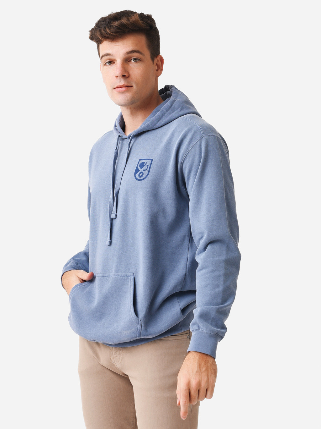 Saint Bernard Men's Mountain Scene Hoodie - Saint Bernard
