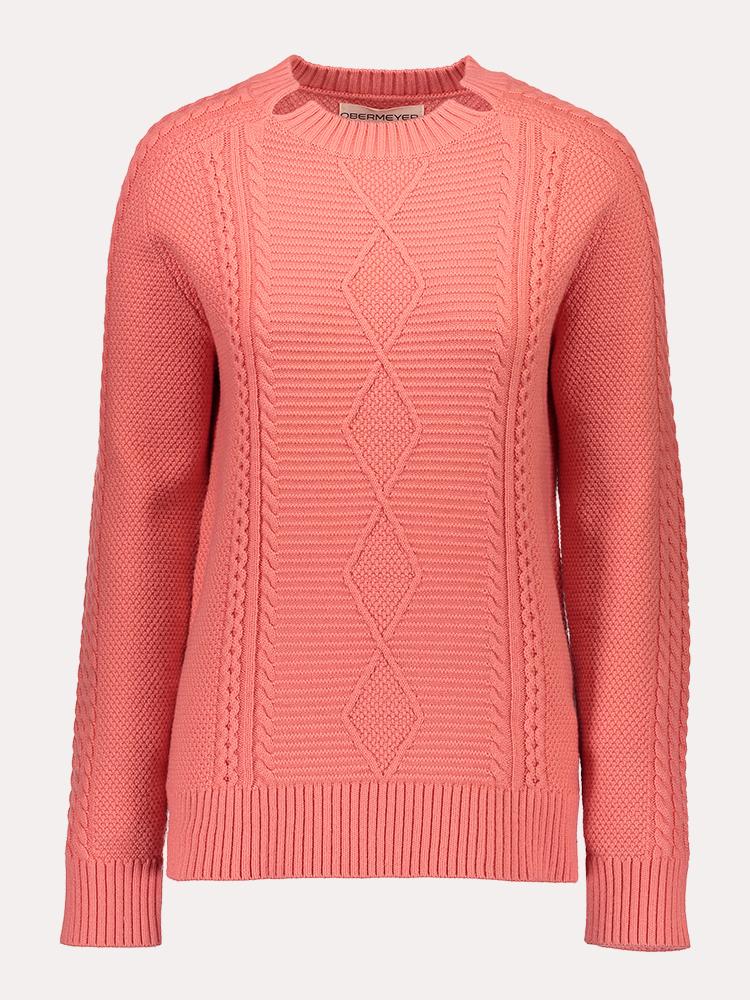 Obermeyer Women's Tristian Cable Knit Sweater - Saint Bernard
