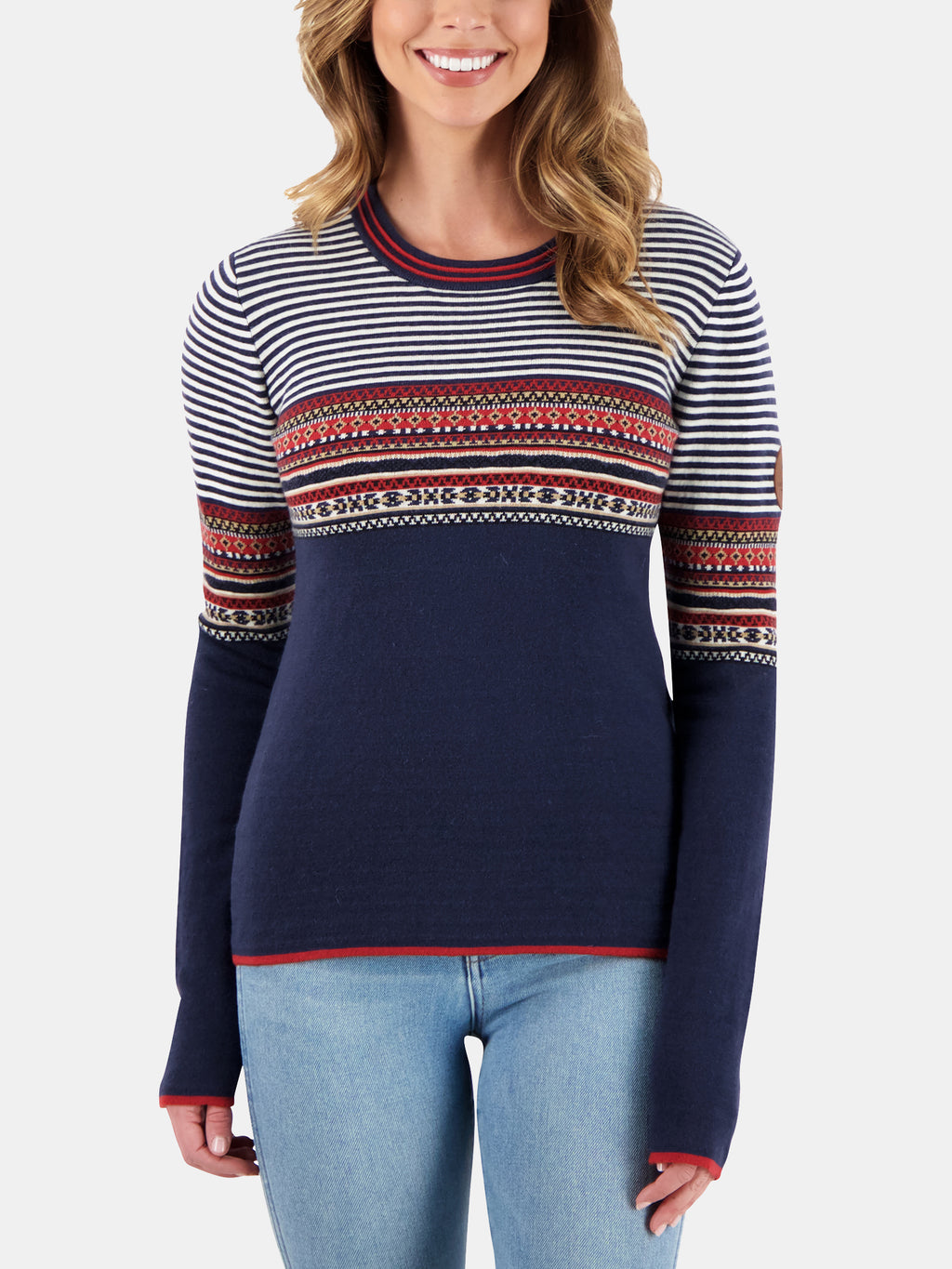 Obermeyer Women's Olive Crewneck Sweater - Saint Bernard