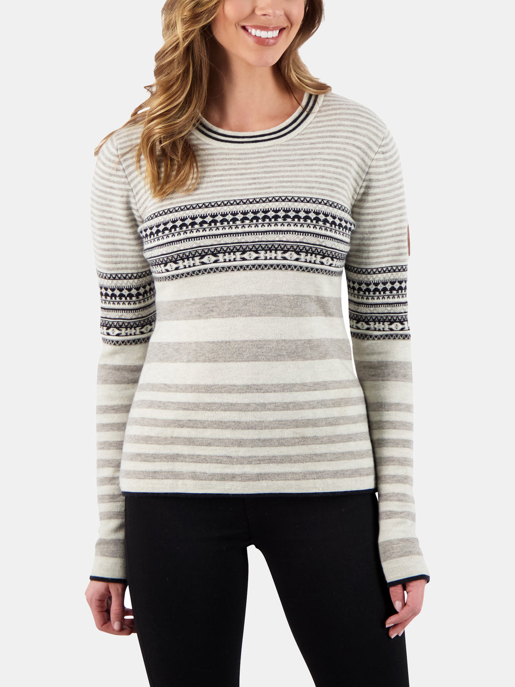 Obermeyer Women's Olive Crewneck Sweater - Saint Bernard