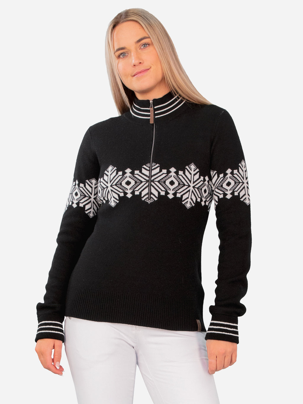 Obermeyer Women's Rebecca 1/2 Zip Sweater - Saint Bernard