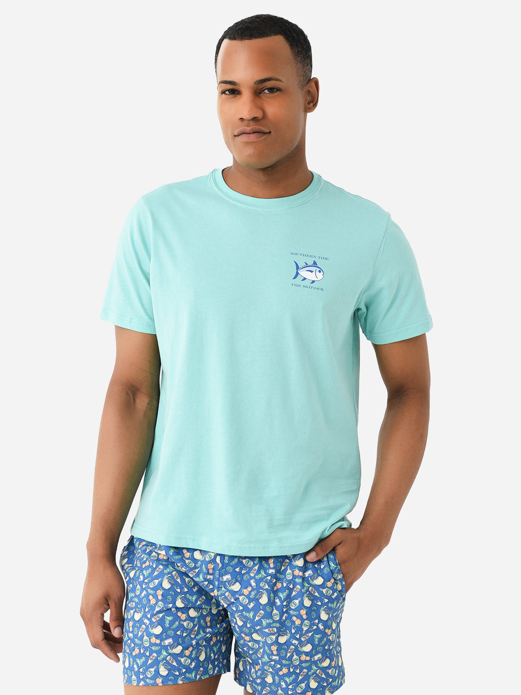 Southern Tide Men's Original Skipjack Short Sleeve T-Shirt - Saint Bernard