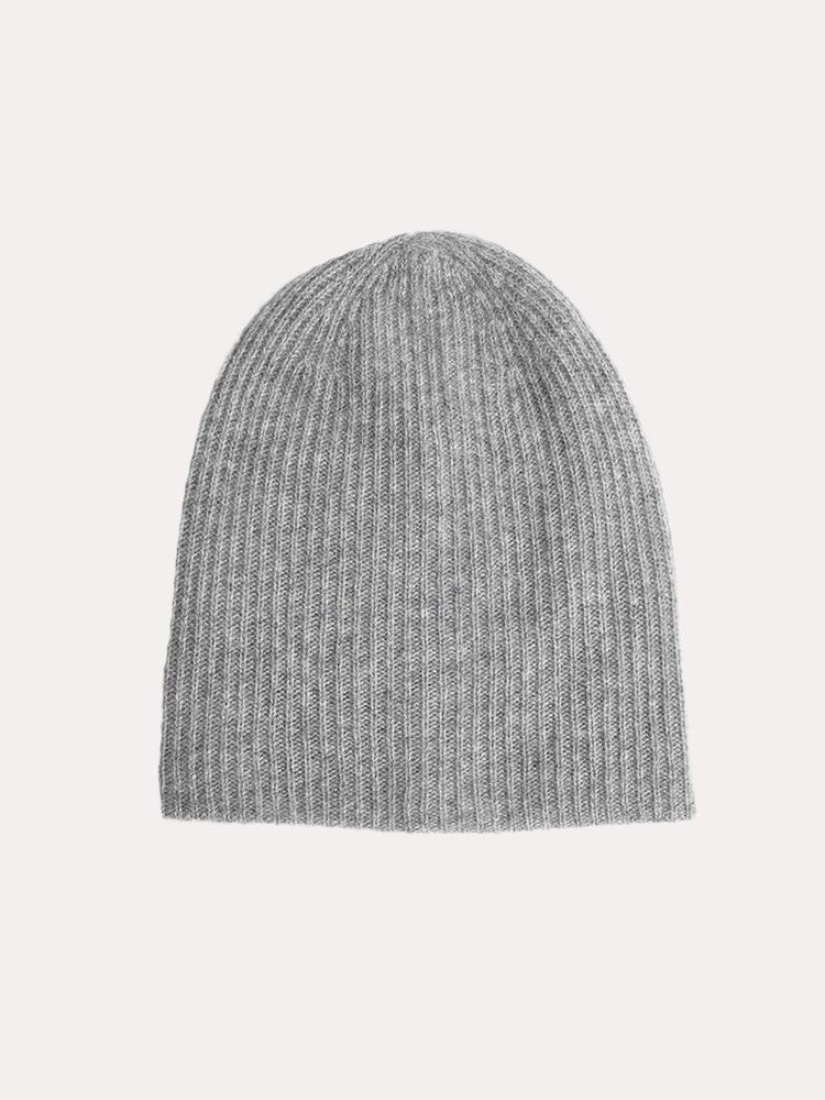 White + Warren Cashmere Plush Rib Beanie - Saint Bernard