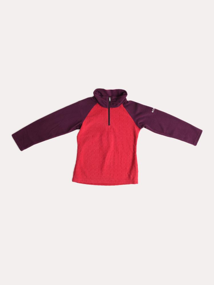 Columbia Girls' Glacial II Fleece Print Half Zip - Saint Bernard