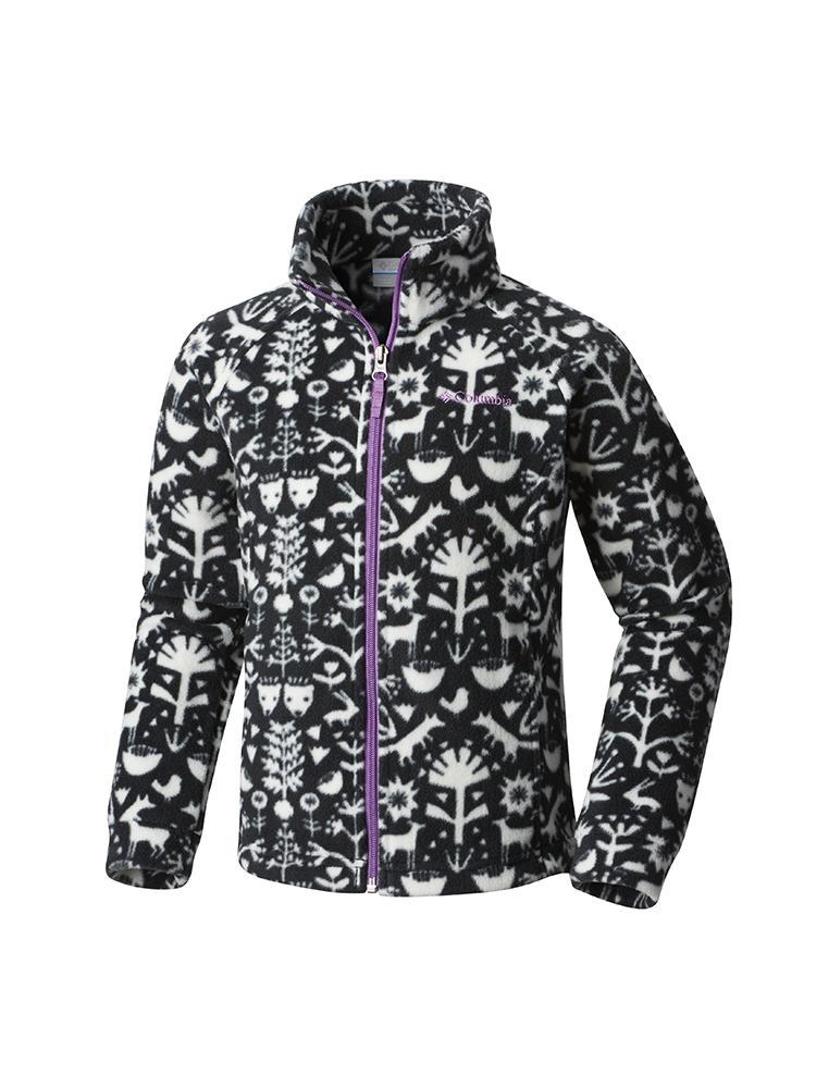 Columbia Girls' Benton Springs II Printed Fleece - Saint Bernard