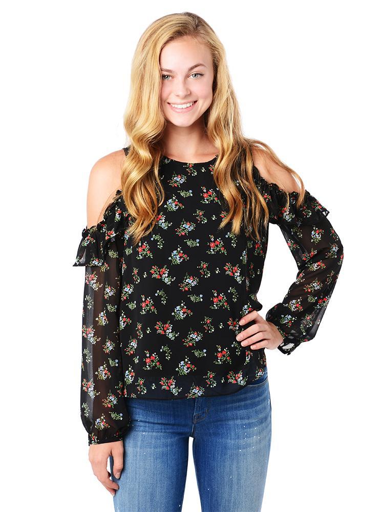 Current Air Cold Shoulder Top - Saint Bernard