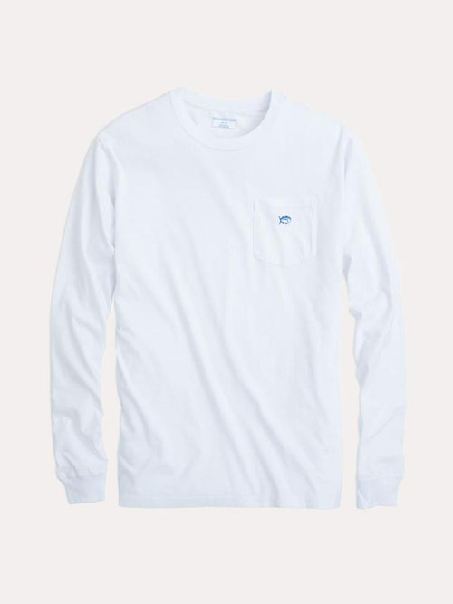 Southern Tide Men's Embroidered Pocket Long Sleeve Tee