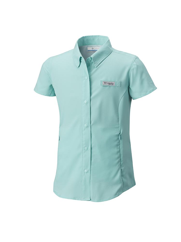 Columbia Girls' Tamiami Short Sleeve Shirt - Saint Bernard