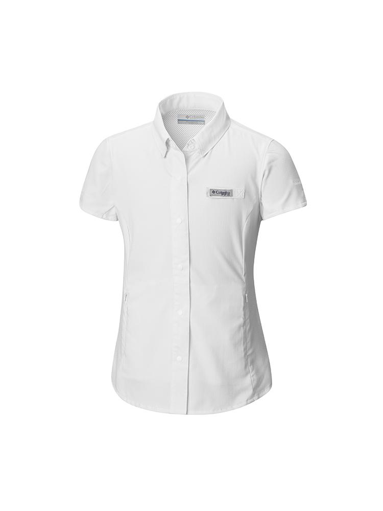 Columbia Girls' Tamiami Short Sleeve Shirt - Saint Bernard