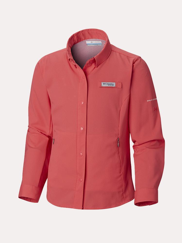 Columbia Girls' Tamiami Long Sleeve Shirt - Saint Bernard