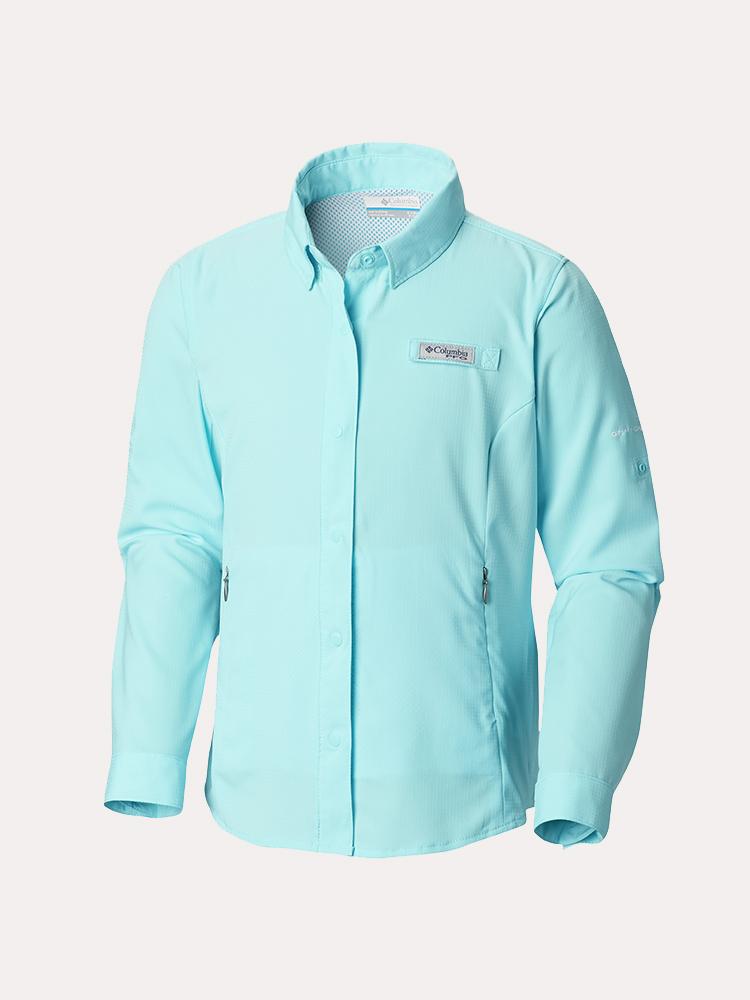 Columbia Girls' Tamiami Long Sleeve Shirt - Saint Bernard