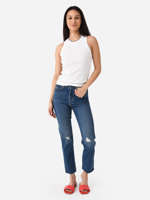 Mother Women's The Tomcat Ankle Fray Jean