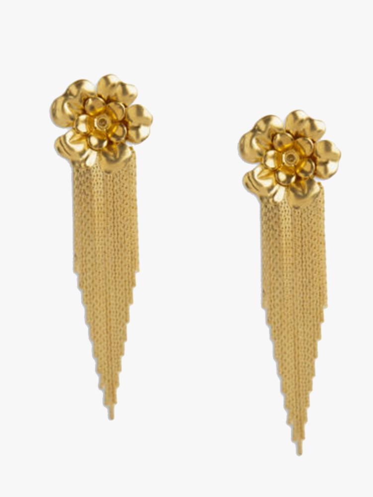 Neely Phelan Flower Tassel Earring - Saint Bernard