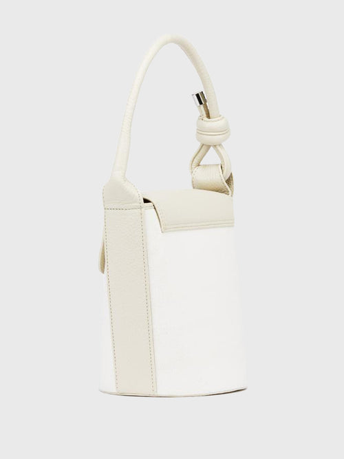 Behno Helen Canvas Natural Mini Bucket Bag