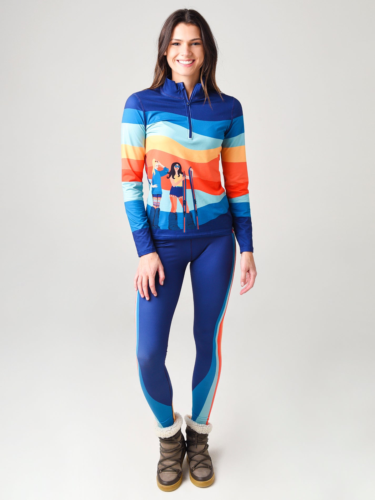 Krimson Klover Women's Peace Love Ski Base Layer Legging